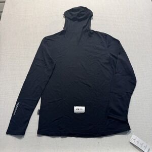 Baleaf Merino Wool Thermal Base Layer Hoodie Men L Black New With Tags